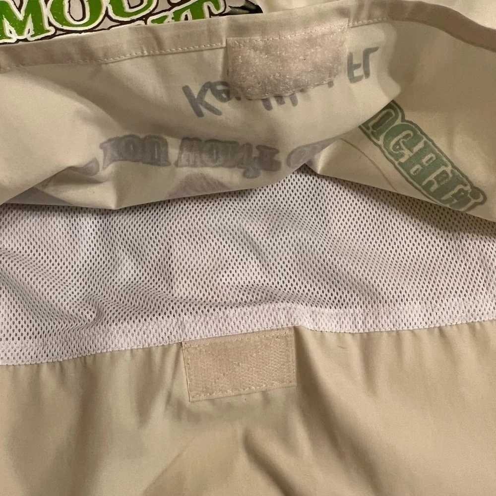 Fishing Shirt L Tan “Keep Your  Mouth Shut and You Won’t Get Caught” Tiger Hill - Picture 9 of 10